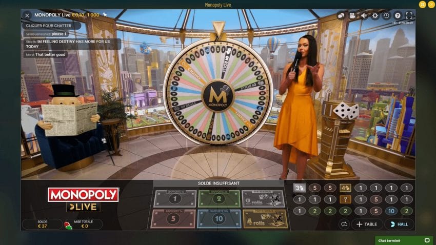 Le jeu Monopoly est le jeu à la mode en ce moment