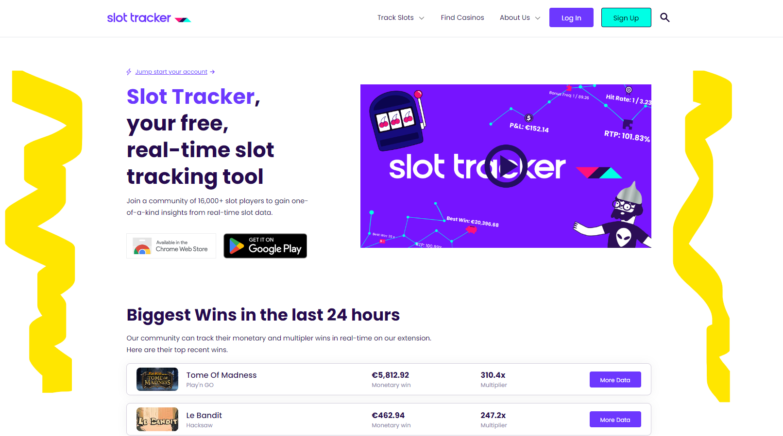 SLOTTRACKER pour mesurer volatilité machine à sous