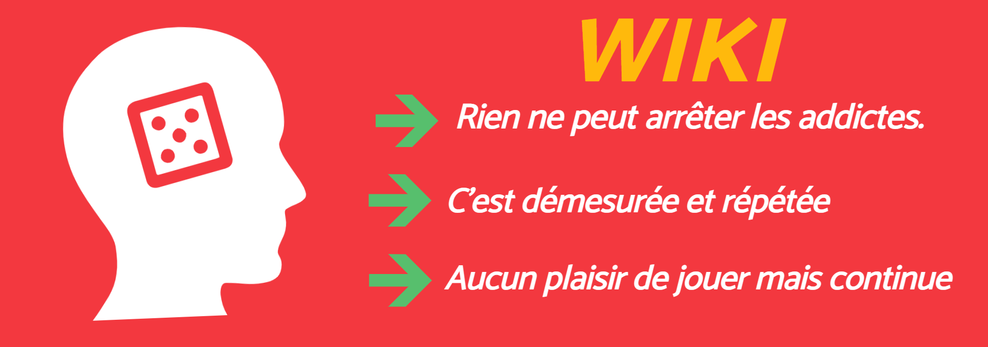 Les signes de l'addiction au jeux d'argent