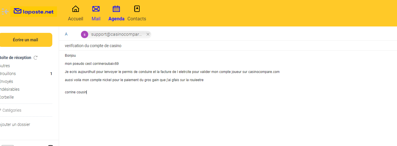 verification compte casino